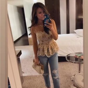 Floral Bustier Cami